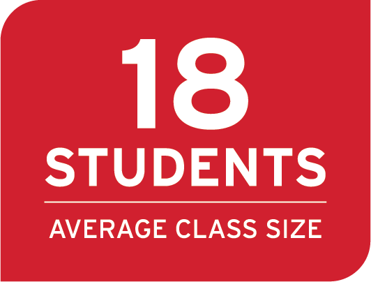 18 Students - Average class size